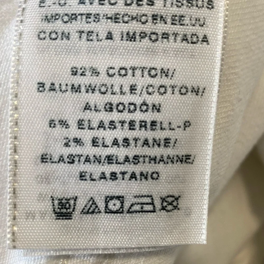 True Religion Cora White Mid Rise Straight - Size 27 - Picture 14 of 15